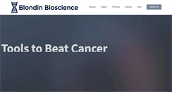 Desktop Screenshot of blondinbioscience.com