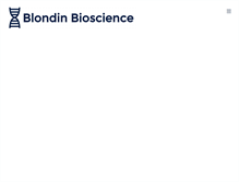 Tablet Screenshot of blondinbioscience.com